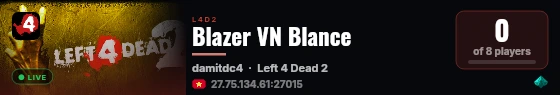 Blazer VN Blance live status badge
