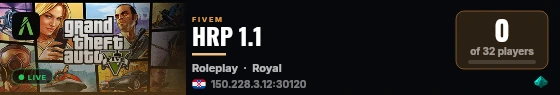 HRP 1.1 live status badge