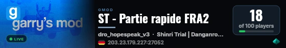ST - Partie rapide FRA2 live status badge