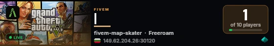 | live status badge