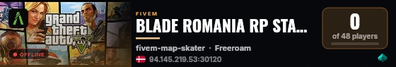 BLADE ROMANIA RP STAFF FREE! live status badge