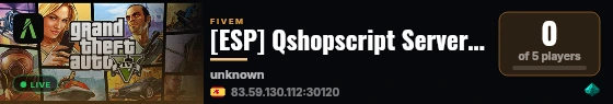 [ESP] Qshopscript Server de Pruebas live status badge