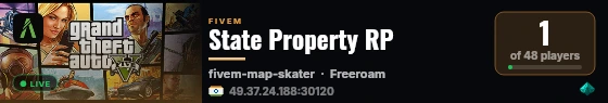 State Property RP live status badge