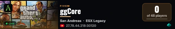 ggCore live status badge