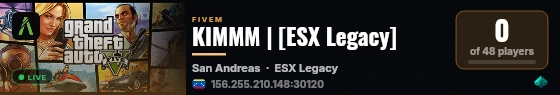 KIMMM | [ESX Legacy] live status badge