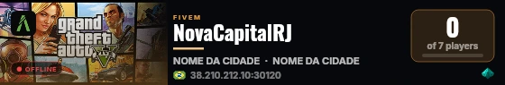 NovaCapitalRJ live status badge