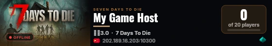 My Game Host live status badge
