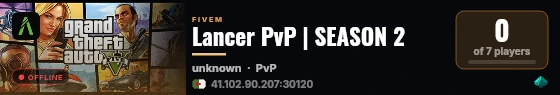 Lancer PvP | SEASON 2 live status badge