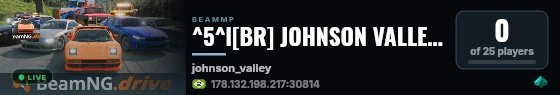 ^5^l[BR] JOHNSON VALLEY [DESERTO] - FREEROAM live status badge