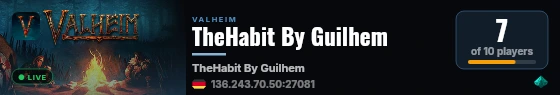 TheHabit By Guilhem live status badge