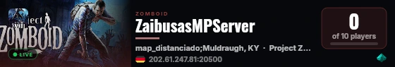 ZaibusasMPServer live status badge