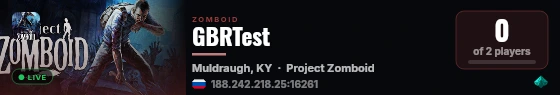 GBRTest live status badge