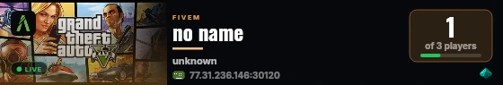 no name live status badge