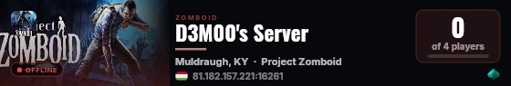 D3M00's Server live status badge