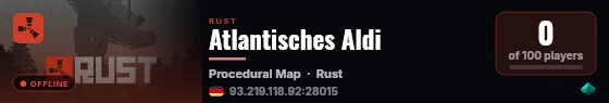 Atlantisches Aldi live status badge
