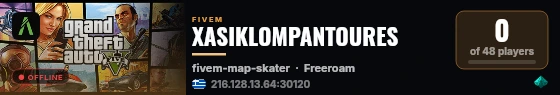 XASIKLOMPANTOURES live status badge