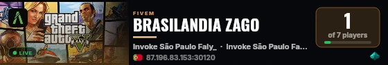 BRASILANDIA ZAGO live status badge