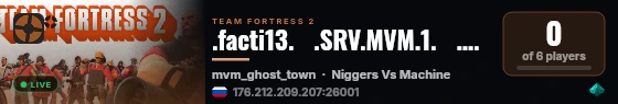 .facti13.   .SRV.MVM.1.   .MVM.  .Niggers vs. Machine. live status badge