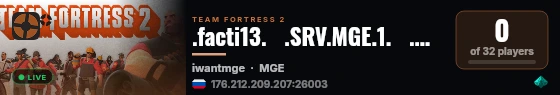 .facti13.   .SRV.MGE.1.   .MGE.  .PYCCKUE MECTA. live status badge