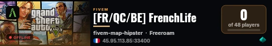 [FR/QC/BE] FrenchLife live status badge