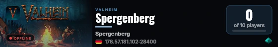 Spergenberg live status badge