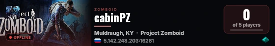 cabinPZ live status badge