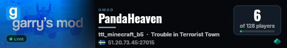 PandaHeaven live status badge