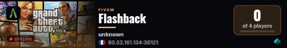 Flashback live status badge