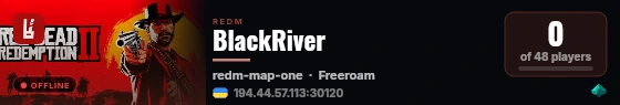 BlackRiver live status badge