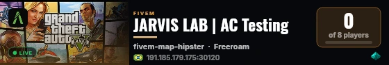 JARVIS LAB | AC Testing live status badge