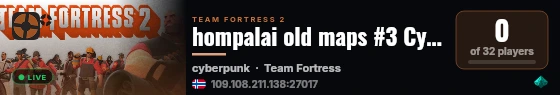 hompalai old maps #3 Cyberpunk 24/7 live status badge