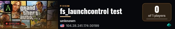 fs_launchcontrol test live status badge