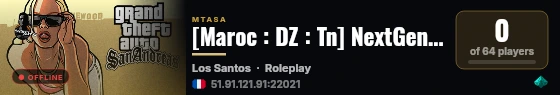 [Maroc : DZ : Tn] NextGen.host live status badge