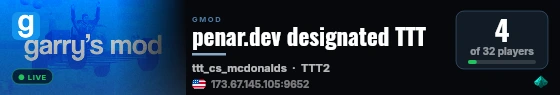 penar.dev designated TTT live status badge