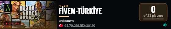 FİVEM-TÜRKİYE live status badge