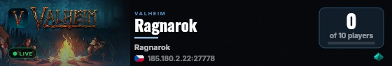 Ragnarok live status badge