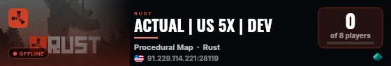 ACTUAL | US 5X | DEV live status badge
