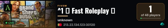 ^1 ✨ Fast Roleplay ✨ live status badge