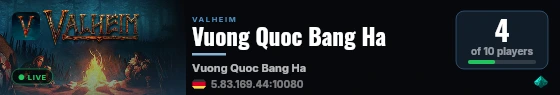 Vuong Quoc Bang Ha live status badge
