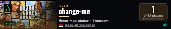 change-me live status badge