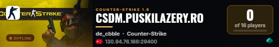 CSDM.PUSKILAZERY.RO live status badge