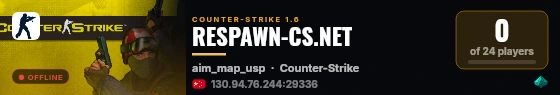 RESPAWN-CS.NET live status badge