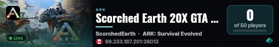 Scorched Earth 20X GTA Canada Cluster - (v361.7) live status badge