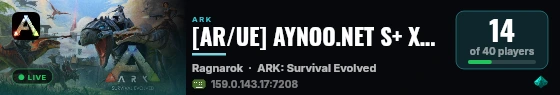 [AR/UE] AYNOO.NET S+ X20 Primal Fear  6  PVE - (v361.7) live status badge