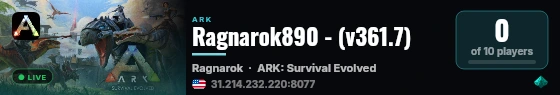 Ragnarok890 - (v361.7) live status badge