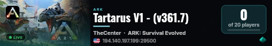 Tartarus V1 - (v361.7) live status badge