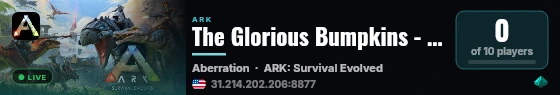 The Glorious Bumpkins - (v358.24) live status badge