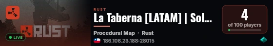 La Taberna [LATAM] | Solo/Duo/Trio | Wipe 21/09 live status badge