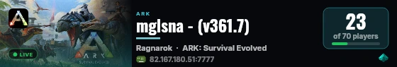 mglsna - (v361.7) live status badge
