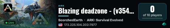 Blazing deadzone - (v354.4) live status badge
